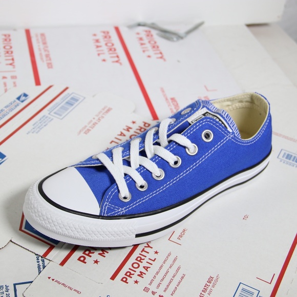 Converse Royal Blue Chuck Taylor All Star Low Tops - Picture 4 of 7